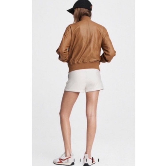 Rag & Bone Manston Leather Bomber Jacket. - Picture 5 of 14